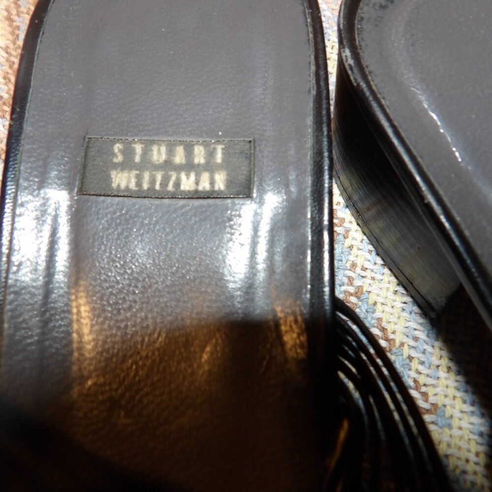 Stuart Weitzman Slide On Sandals Abt Sz 7 - image 3